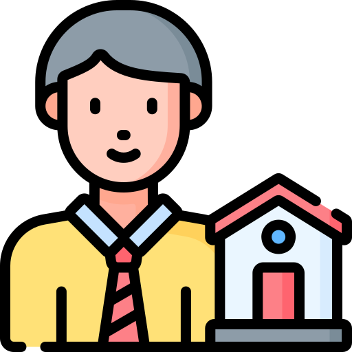 agente inmobiliario Special Lineal color icono