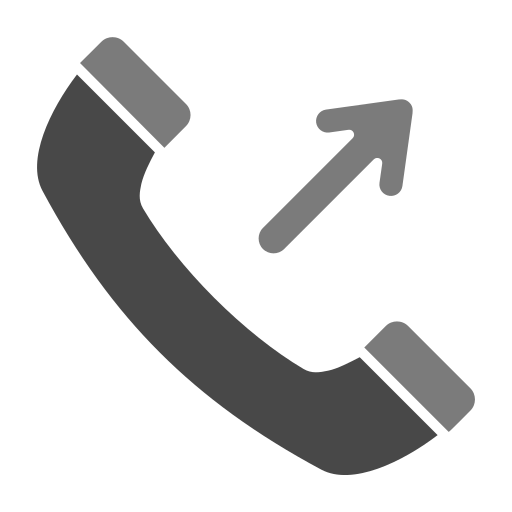 Outgoing Call Generic Grey icon