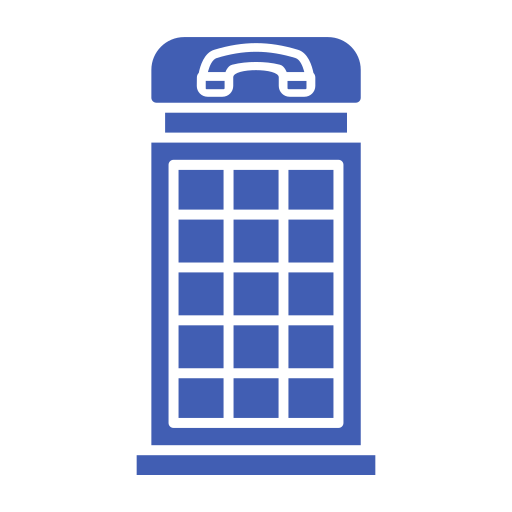 cabina telefonica Generic Simple Colors icona