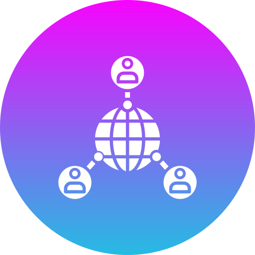 Global Network Generic Flat Gradient icon