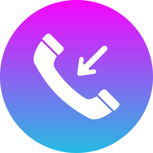 binnenkomend telefoongesprek Generic Flat Gradient icoon