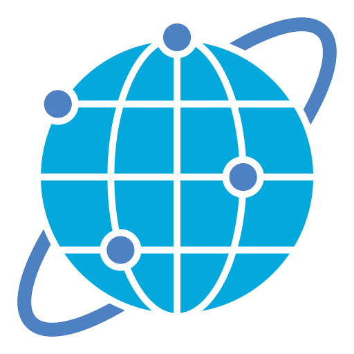 インターネット Generic Blue icon