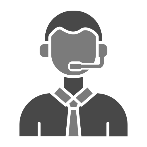 pracownik biura telefonicznej obsługi klienta Generic Grey ikona