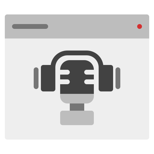 podcast Generic Flat ikona