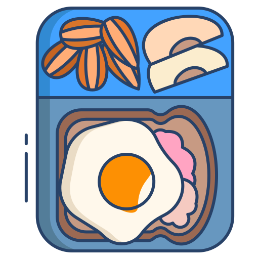 caja de almuerzo Generic color outline icono