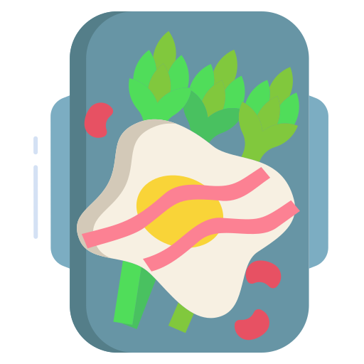 pudełko śniadaniowe Generic color fill ikona
