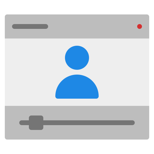 ビデオブロガー Generic Flat icon