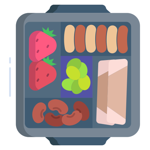 caja de almuerzo Generic color fill icono