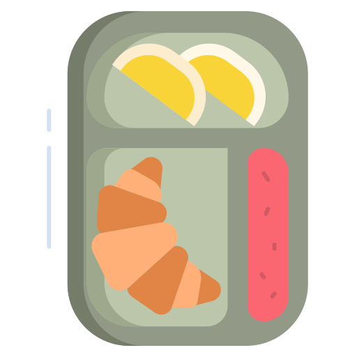 점심 도시락 Generic color fill icon