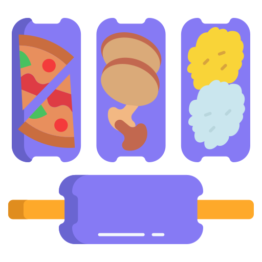 pudełko śniadaniowe Generic color fill ikona