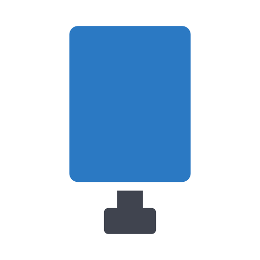 広告スタンド Generic Blue icon