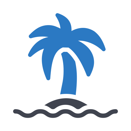 palmera Generic Blue icono