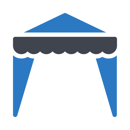 이벤트 텐트 Generic Blue icon