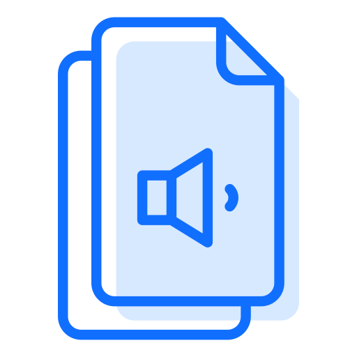 audio Generic Blue ikona