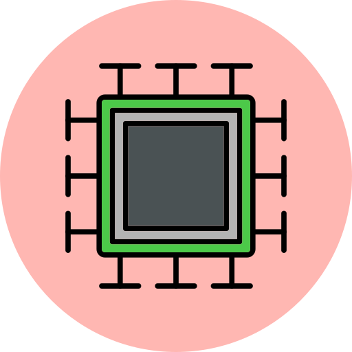 mikroczip Generic Outline Color ikona