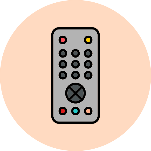 telecomando Generic Outline Color icona