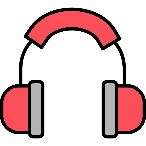 headphone Generic Outline Color icon