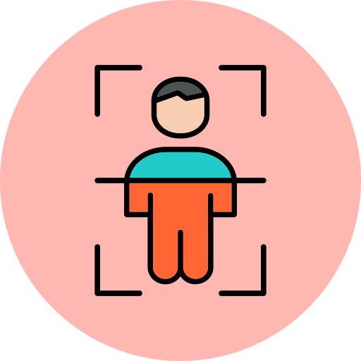 Body scan Generic Outline Color icon