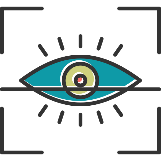eye scan Generic Color Omission icon
