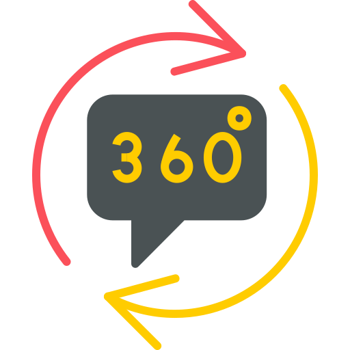 360 graden Generic Flat icoon