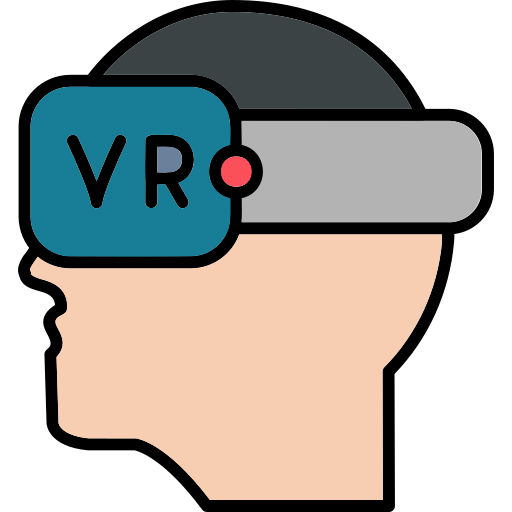 occhiali per realtà virtuale Generic Outline Color icona
