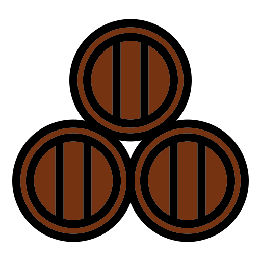 Barrels Generic Outline Color icon