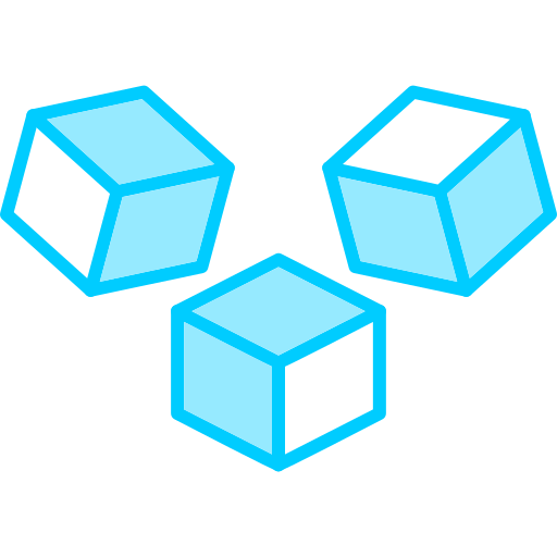 cubo Generic Blue icono