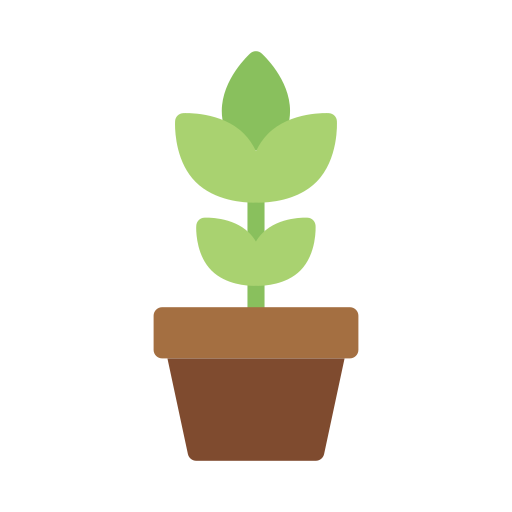 Plant Pot Generic Flat icon