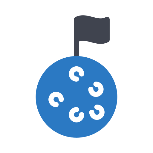 ruimteonderzoek Generic Blue icoon