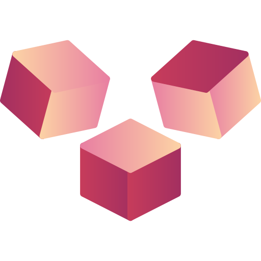 cubo Generic Flat Gradient Ícone