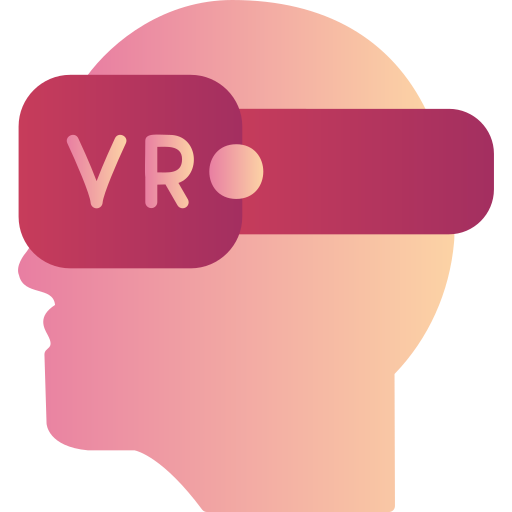 gafas de realidad virtual Generic Flat Gradient icono