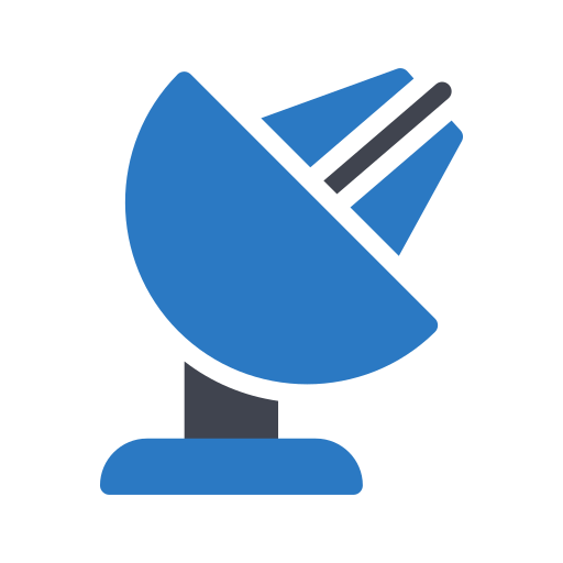 antenna parabolica Generic Blue icona
