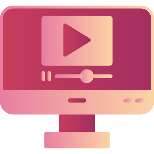 vídeo Generic Flat Gradient icono