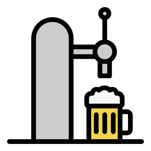 grifo de cerveza Generic Outline Color icono