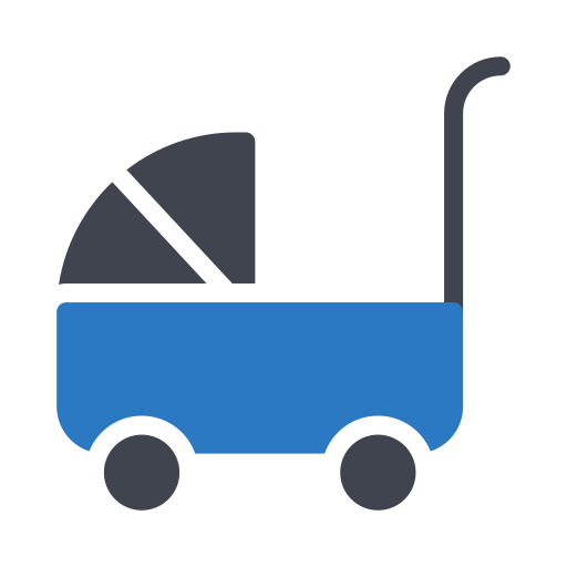 wózek dziecięcy Generic Blue ikona