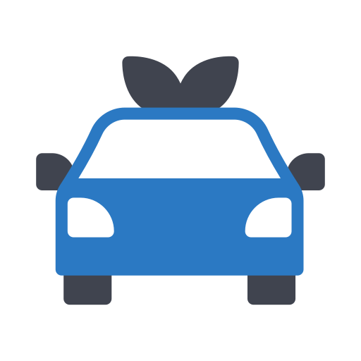 エコカー Generic Blue icon