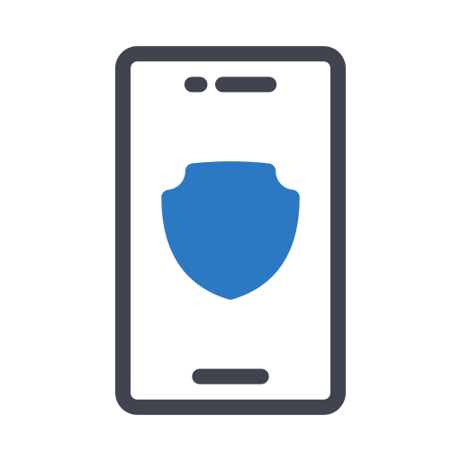 sécurité mobile Generic Blue Icône