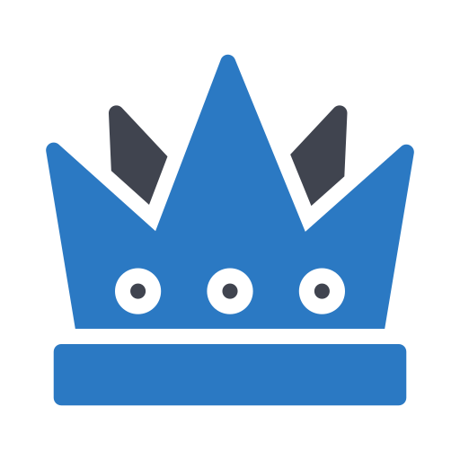 coroa Generic Blue Ícone