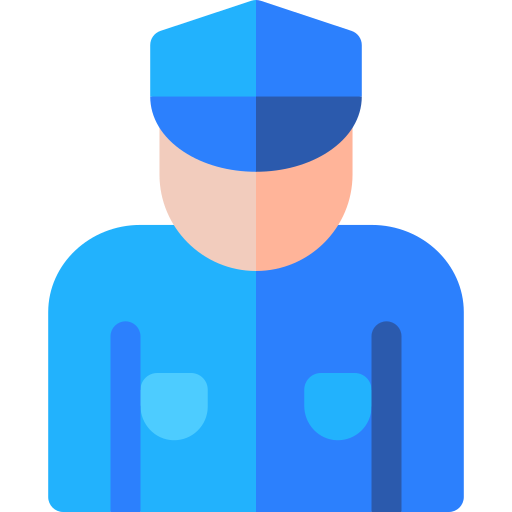 Police Basic Rounded Flat icon