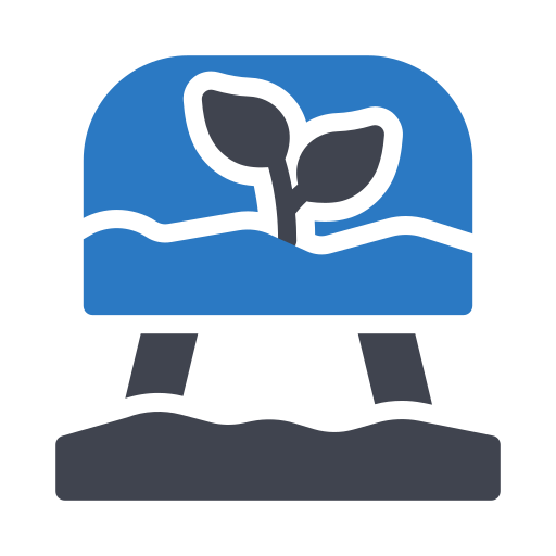 鉢植え Generic Blue icon