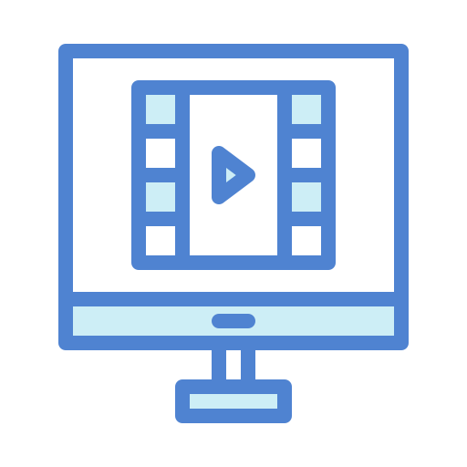Video Generic Blue icon