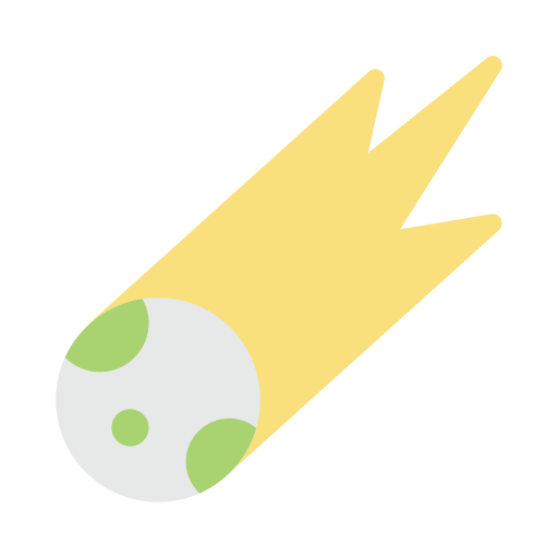 asteroid Generic Flat icon