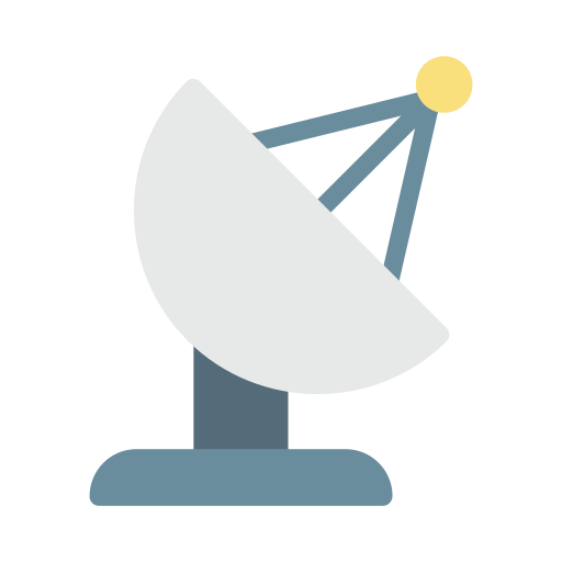 antenne satellite Generic Flat Icône