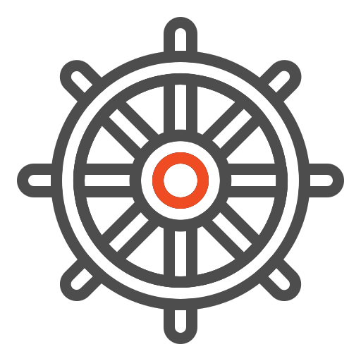 roue de navire Generic Outline Color Icône