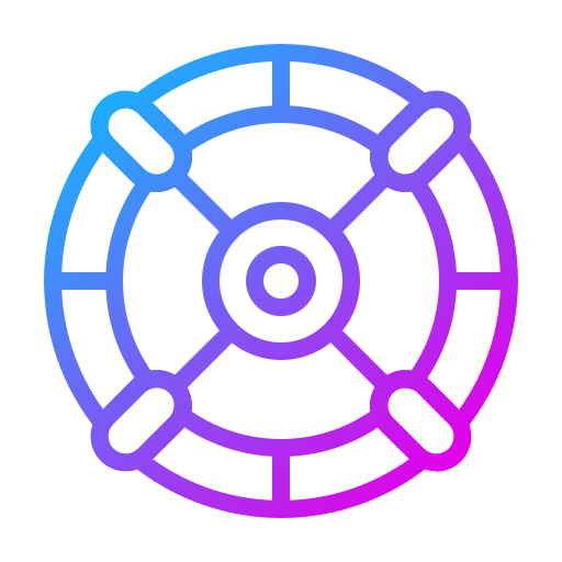 Ship wheel Generic Gradient icon