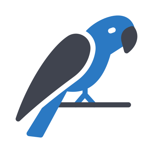 papegaai Generic Blue icoon