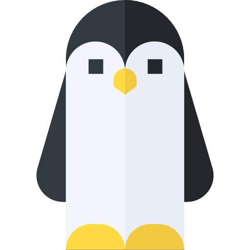 pingwin Basic Straight Flat ikona