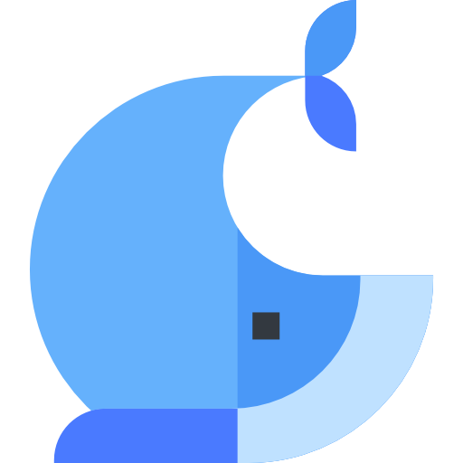 鯨 Basic Straight Flat icon