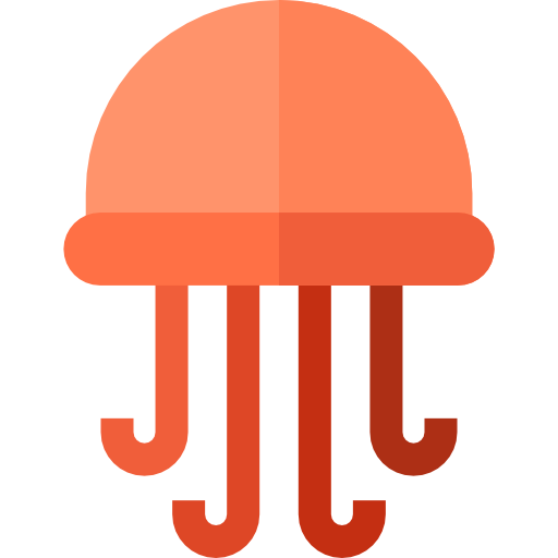 Jellyfish Basic Straight Flat icon