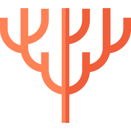 산호 Basic Straight Flat icon